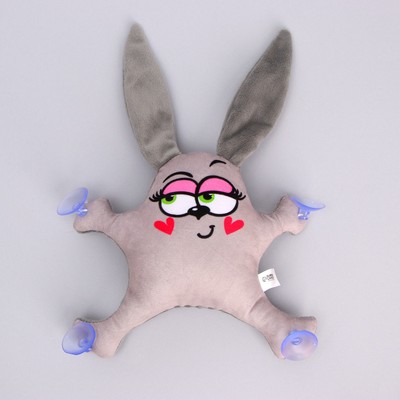 Игрушка для автомобиля «Зайка», на присосках, МИКС