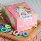 Резинки для волос, набор «Махрушка», единорог 100 шт. - Фото 2