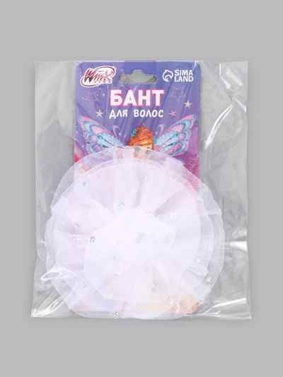 Бант для волос, 11 см, ВИНКС