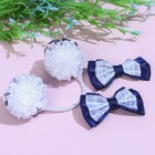 Набор для волос, ВИНКС, 2 зажима, резинка с синими элементами,  7,5*7,5 см - Фото 2