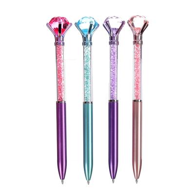 Ручка-прикол «Кристалл со стразами», синий стержень, шариковая, МИКС