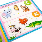 Магнитная книжка-игрушка «Учим буквы», с мешочком, 8 стр. - Фото 7