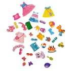 Магнитная книжка-игрушка «Одень куколку», с мешочком, 8 стр. - Фото 8