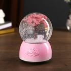 Сувенир полистоун водяной шар музыка механический "Деревце" МИКС 14,5х10х10 см - фото 23207236