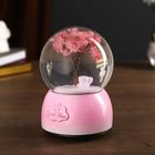 Сувенир полистоун водяной шар музыка механический "Деревце" МИКС 14,5х10х10 см - фото 23207237