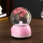 Сувенир полистоун водяной шар музыка механический "Деревце" МИКС 14,5х10х10 см - фото 23207238