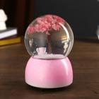 Сувенир полистоун водяной шар музыка механический "Деревце" МИКС 14,5х10х10 см - фото 23207239