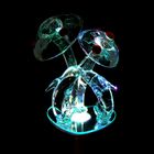 Сувенир на зеркальной подставке "Дельфины с медузой" свет 6,5х6х11см - Фото 4