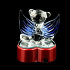 Сувенир на зеркальной подставке "Мишка с крыльями" свет 6,5х6х8см - Фото 6