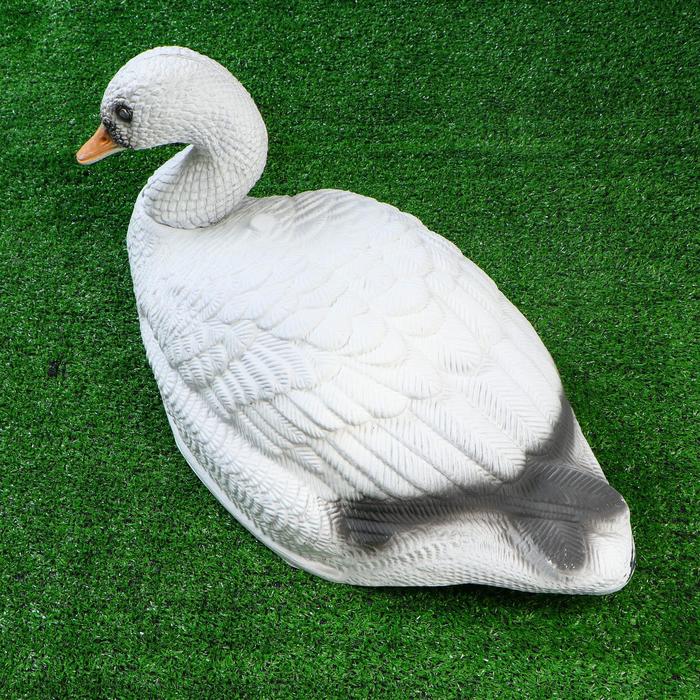 Фигура подсадная "Лебедь полукорпусной" 57х27х16см - фото 1911457696
