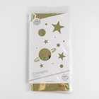 Скатерть одноразовая «Золото», 137×274 см, фольга - Фото 3