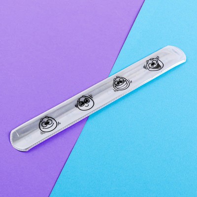 Набор светоотражателей «Смайлик»: браслет, брелок, значок 3 шт