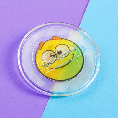 Набор светоотражателей «Смайлик»: браслет, брелок, значок 3 шт