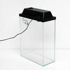 Аквариум Прямоугольный «Колонна Ширма» 25 л, 34×17×45 см, чёрный - Фото 3