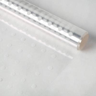 Плёнка для цветов глянцевая «Горох», 0.6×8 м