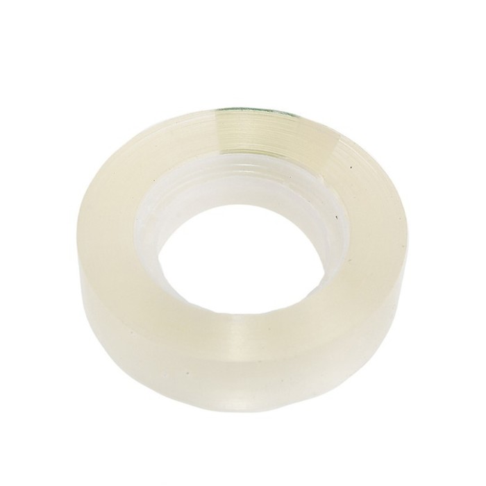 Набор из 12 штук, клейкая лента 12 мм × 21 м, прозрачная - Фото 1