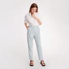 Брюки женские MINAKU: Enjoy цвет олива, р-р 48 - Фото 1