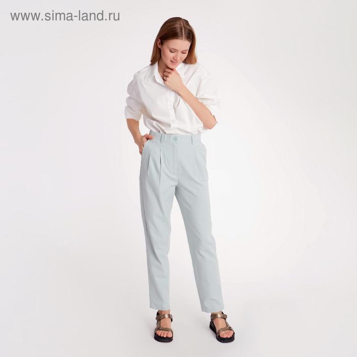 Брюки женские MINAKU: Enjoy цвет олива, р-р 52 - Фото 1