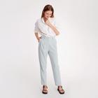 Брюки женские MINAKU: Enjoy цвет олива, р-р 54 - Фото 1