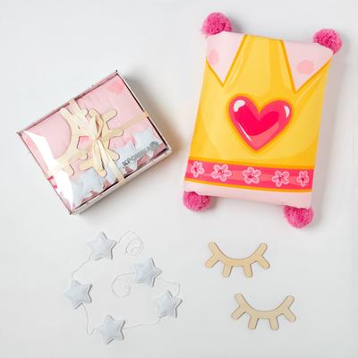 Набор Крошка Я "Прекрасная малышка", плед 90х110, подвес, аксессуар