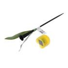 Садовый светильник Uniel «Жёлтый тюльпан» на солнечной батарее, 5 × 30 × 5 см, свечение белое - фото 21083054