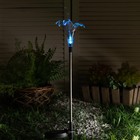 Садовый светильник Uniel на солнечной батарее Lily, 9 × 80 × 9 см, свечение мульти (RGB) - фото 6306487