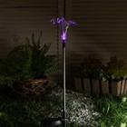 Садовый светильник Uniel на солнечной батарее Lily, 9 × 80 × 9 см, свечение мульти (RGB) - Фото 7