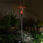Садовый светильник Uniel на солнечной батарее Lily, 9 × 80 × 9 см, свечение мульти (RGB) - фото 6306491