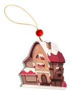 Елочная игрушка деревянная «Дом пряник», 0.5×7×7 см - Фото 6