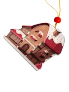 Елочная игрушка деревянная «Дом пряник», 0.5×7×7 см - Фото 7