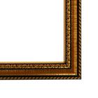 Рама для картин (зеркал) 21 х 30 х 2,8 см, пластиковая, Calligrata 6448, золотой - фото 6306582