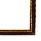 Рама для картин (зеркал) 40 х 50 х 2,8 см, пластиковая, Calligrata 6448, вишня с золотом - фото 9564820