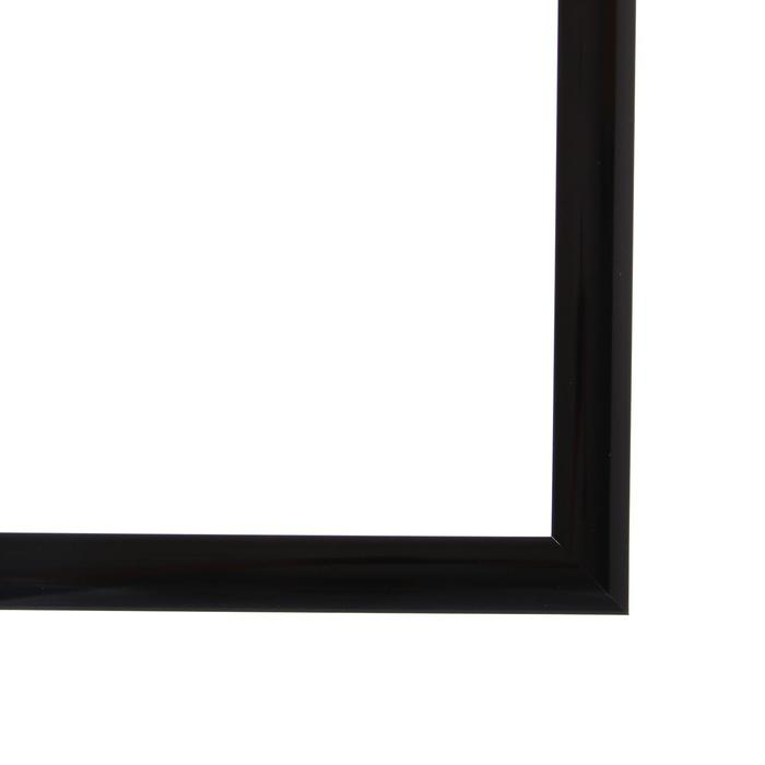 Рама для картин (зеркал) 30 х 40 х 2,7 см, пластиковая, Calligrata 6472, чёрная - фото 1908571258