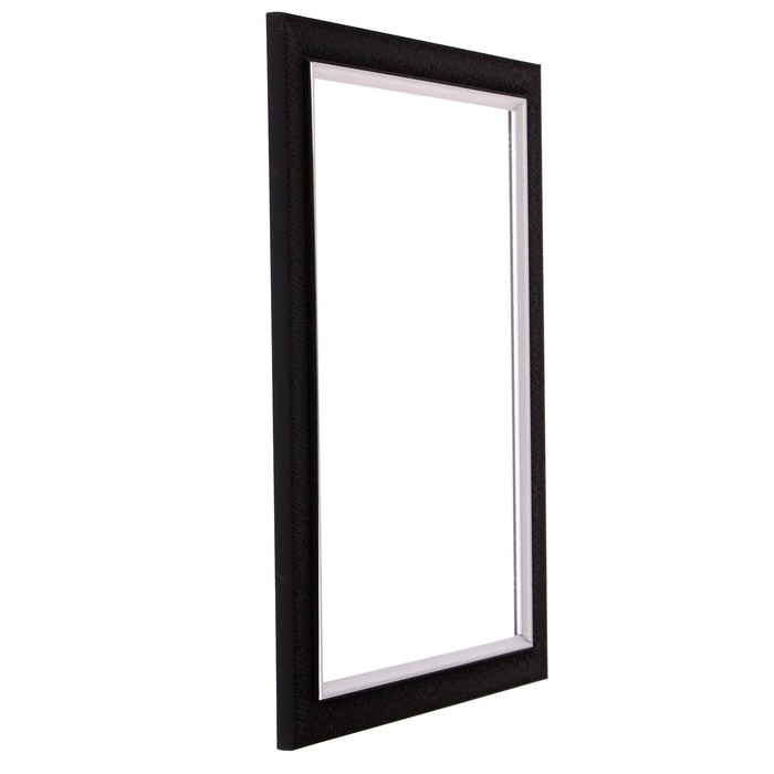 Рама для картин (зеркал) 21 х 30 х 2,8 см, пластиковая, Calligrata 6528, чёрная - фото 1908571278