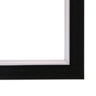 Рама для картин (зеркал) 21 х 30 х 2,8 см, пластиковая, Calligrata 6528, чёрная - фото 9564852