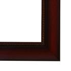 Рама для картин (зеркал) 21 х 30 х 4,4 см, пластиковая, Calligrata 6744, красное дерево - фото 9564864