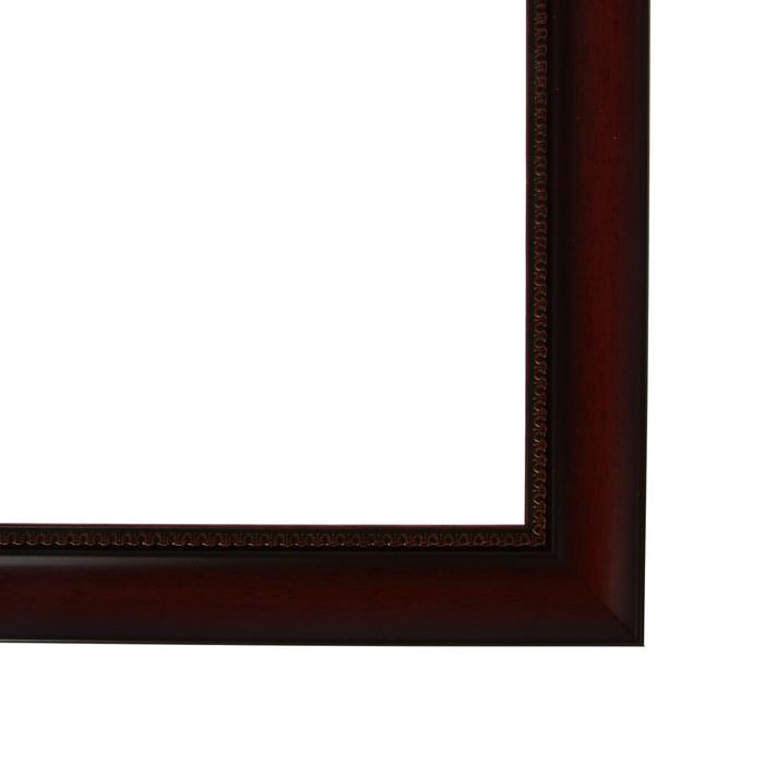 Рама для картин (зеркал) 30 х 40 х 4,4 см, пластиковая, Calligrata 6744, красное дерево - фото 1908571287