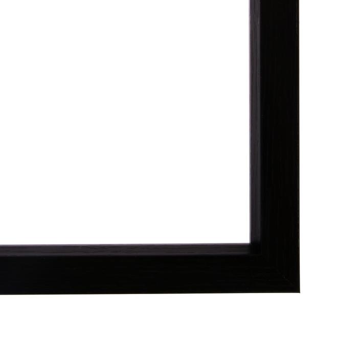 Рама для картин (зеркал) 30 х 40 х 1,9 см, пластиковая, Calligrata 6400, чёрная - фото 1908571318