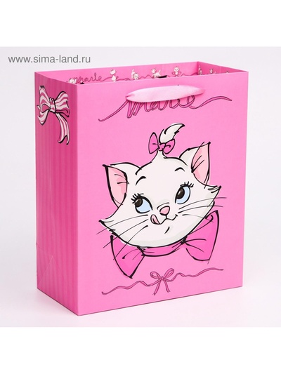 Пакет подарочный, 23×27×11.5 см, Marie, упаковка, Коты аристократы