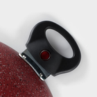 Казан алюминиевый, 4 л, d=28 см, стеклянная крышка, две съёмные ручки, цвет красный - Фото 6