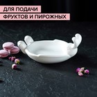 Блюдо сервировочное Доляна «Зайка», 21×16×9.5 см, доломит, цвет белый - Фото 6