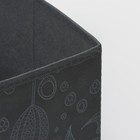 Короб стеллажный для хранения Доляна «Нея», 27×27×27 см, цвет серый - Фото 4