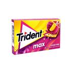 Жевательная резинка Trident max со вкусом малины и лимона, 27г. - Фото 3