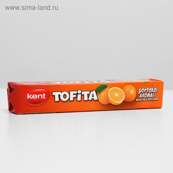 Жевательная конфета Tofita со вкусом апельсина, 47 г - Фото 1