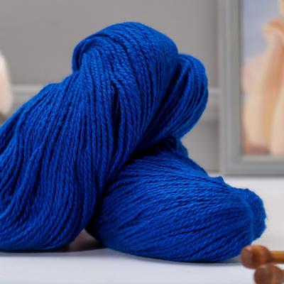 Пряжа для вязания спицами, крючком «Карачаевская», пасма, 100% акрил, 820 850 м/250 280 г, (52 василёк)