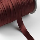Косая бейка, 15 мм × 132 м, цвет тёмно-бордовый F179 - Фото 2