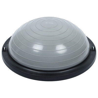 Полусфера BOSU гимнастическая ONLYTOP, с насосом, 46×20 см, серая