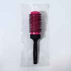 Термобрашинг профессиональный, вентилируемый, d = 4,4 см, цвет розовый/чёрный - Фото 4