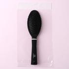 Расчёска массажная, 7 × 24,5 см, цвет чёрный - Фото 3