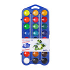 Акварель медовая 24 цвета, ЗХК «Я - Художник!», (12 основных, 6 перламутровых и 6 флуоресцентных цветов) без кисти, в пластиковой коробке - Фото 5